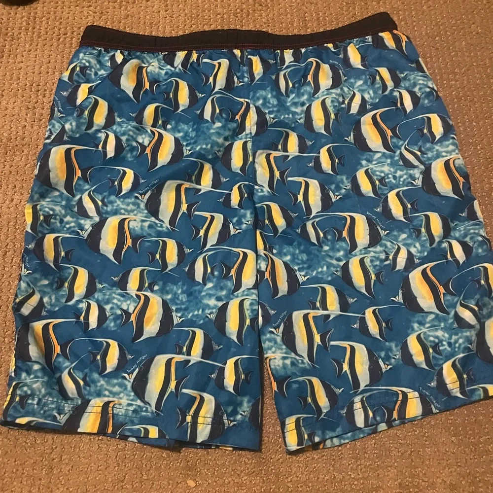 Tommy Hilfiger‎ Vintage Hawaiian Fish Trunks XL
